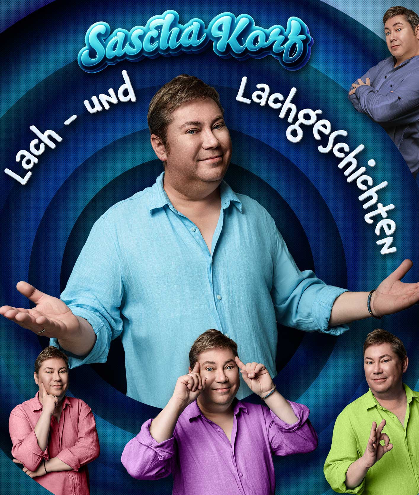 Sascha Korf Lach- und Lachgeschichten Programm Poster